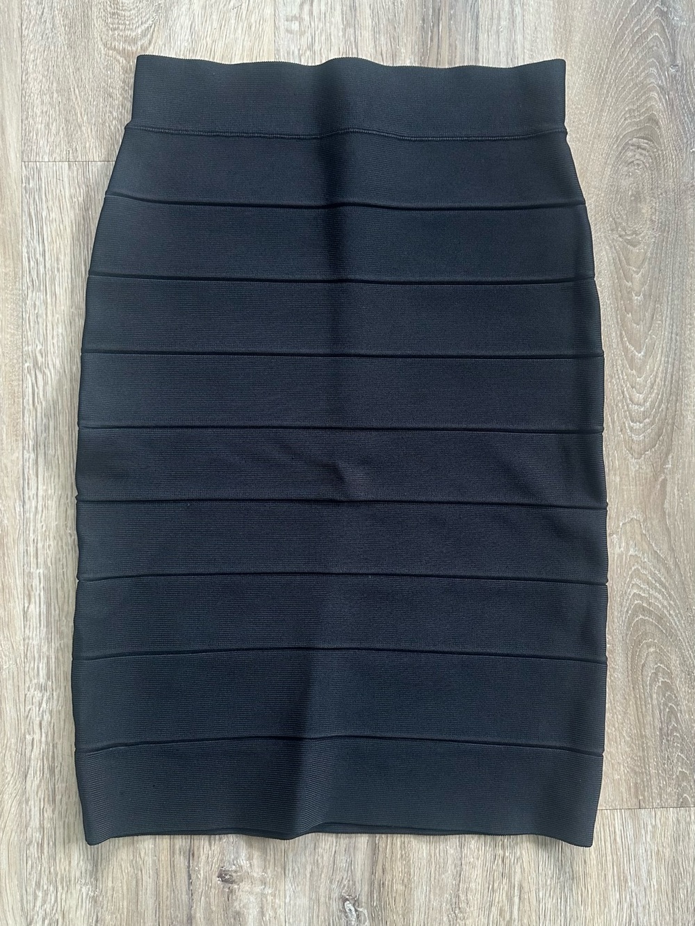 BCBGmaxazria Black Bandage Bodycon Skirt